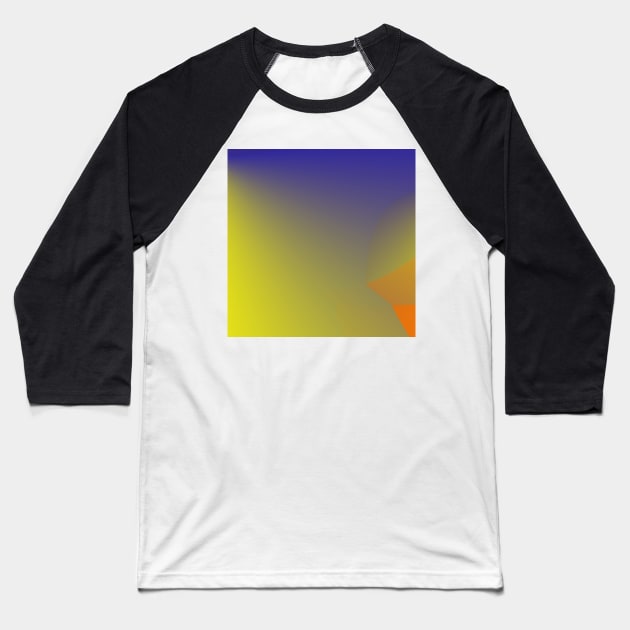 blue green orange gradient Baseball T-Shirt by Artistic_st